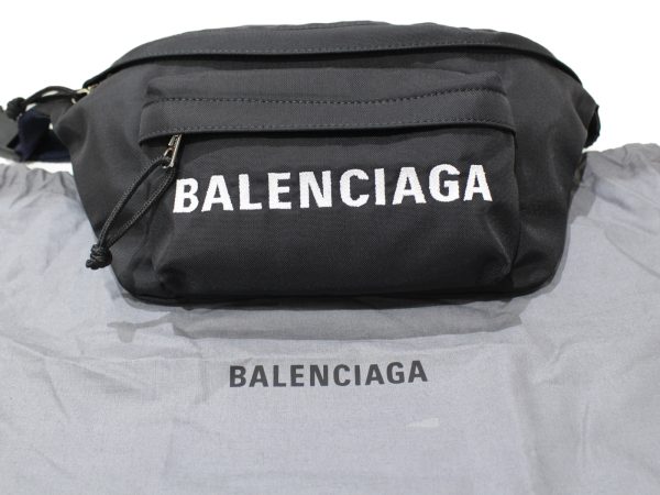 imgrc0077094643 Balenciaga Wheel Belt Pack Nylon Waist Pouch Black