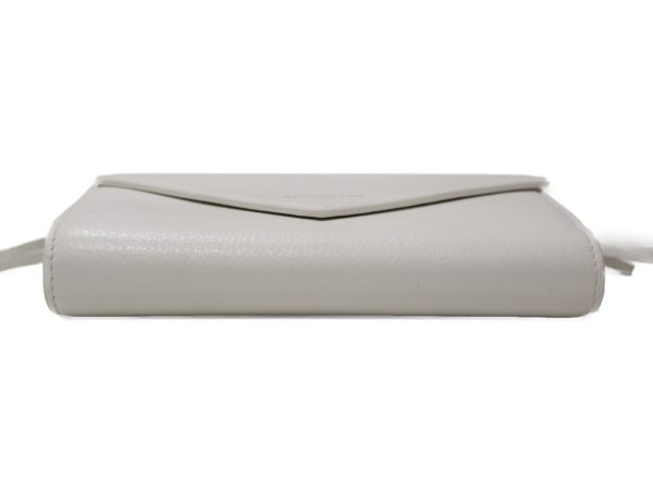 imgrc0077174356 Balenciaga Paper Money Leather Long Wallet White