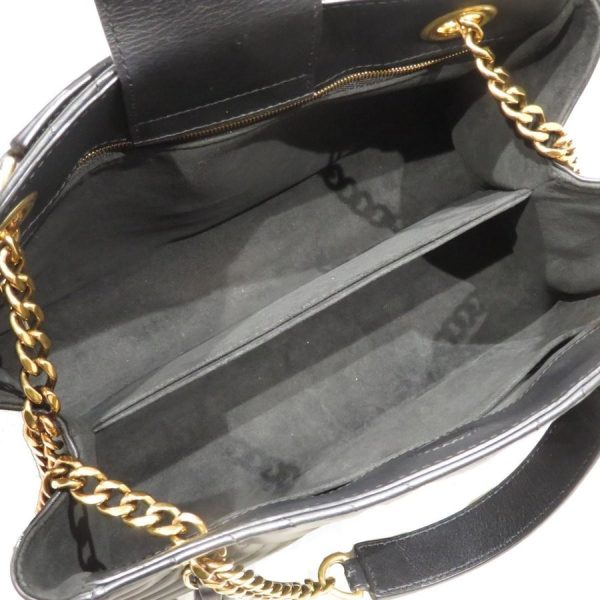 imgrc0077384055 Louis Vuitton Wave Leather Chain Shoulder Bag Black