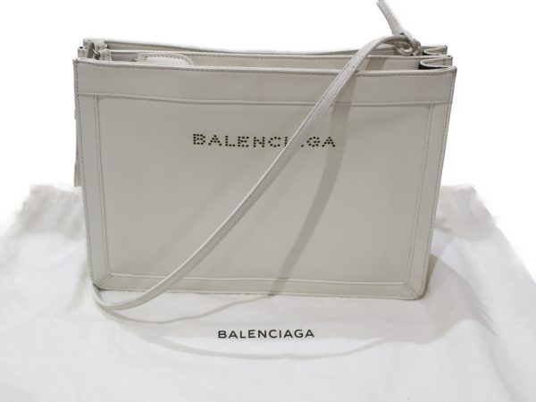 imgrc0077787039 Balenciaga Shoulder Bag Leather White