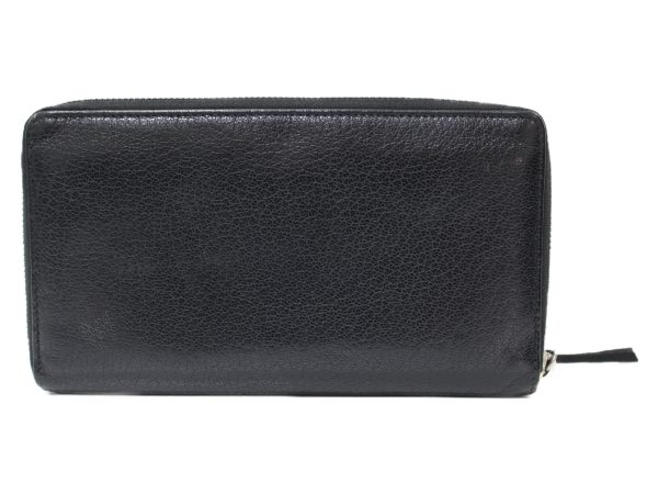 imgrc0077796130 Balenciaga Continental Zip Around Wallet Black