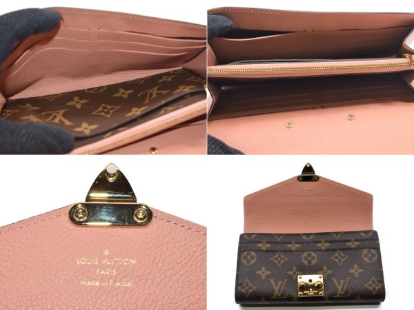 imgrc0078203248 Louis Vuitton Pallas Monogram Brown Peche Pink