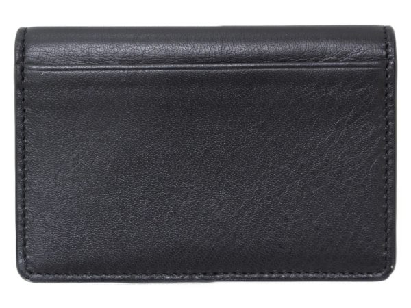 imgrc0079035214 Balenciaga Paper Card Holder Case Leather Black