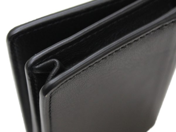 imgrc0079035218 Balenciaga Paper Card Holder Case Leather Black