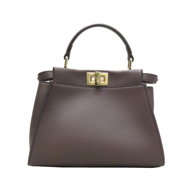 imgrc0079662235 Fendi Mini Pickaboo 2way Shoulder Bag Brown