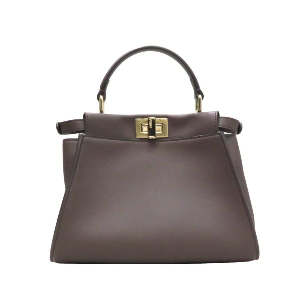 imgrc0079662236 Fendi Mini Pickaboo 2way Shoulder Bag Brown