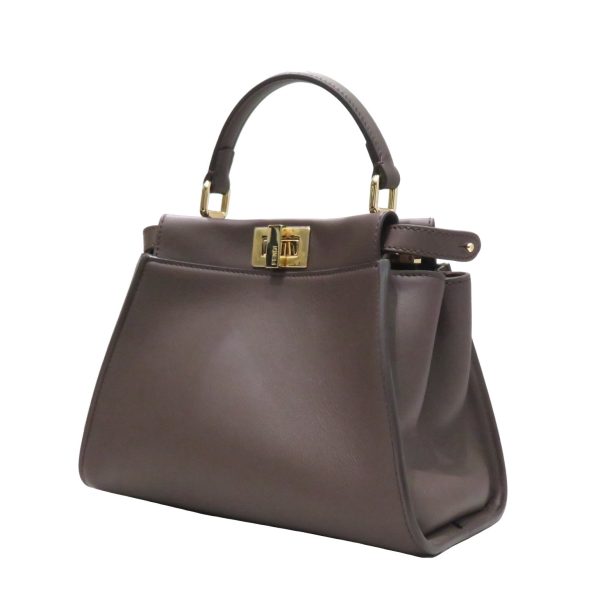 imgrc0079662237 Fendi Mini Pickaboo 2way Shoulder Bag Brown