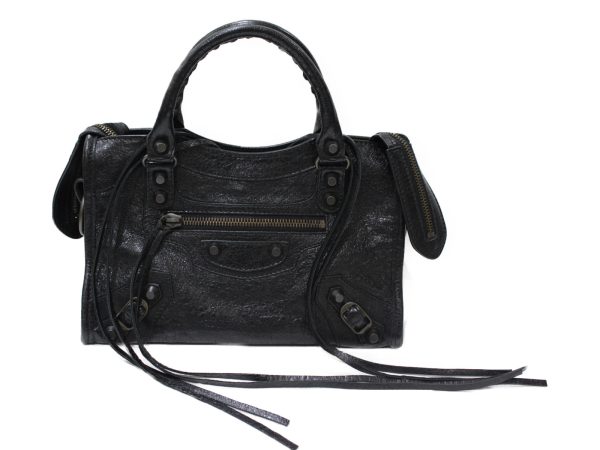 imgrc0080216260 Balenciaga Mini City 2way Handbag Shoulder Black