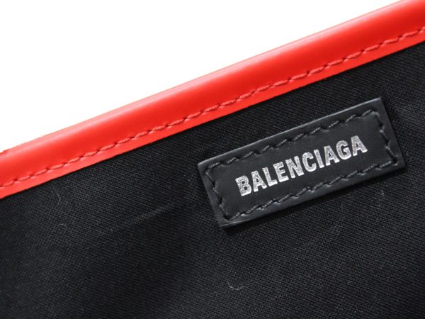 imgrc0080712414 Balenciaga Navy Cabas Small Handbag Red Ivory