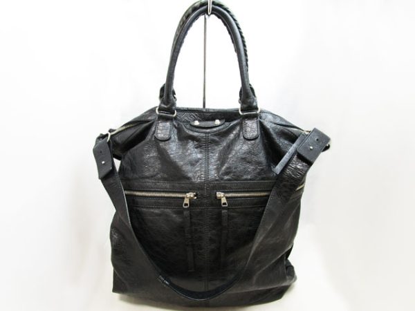 imgrc0081035469 Balenciaga Goatskin Tote Bag Black