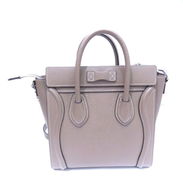 imgrc0081336605 Celine Nano Drummed Calfskin Suri Hand Bag Grey