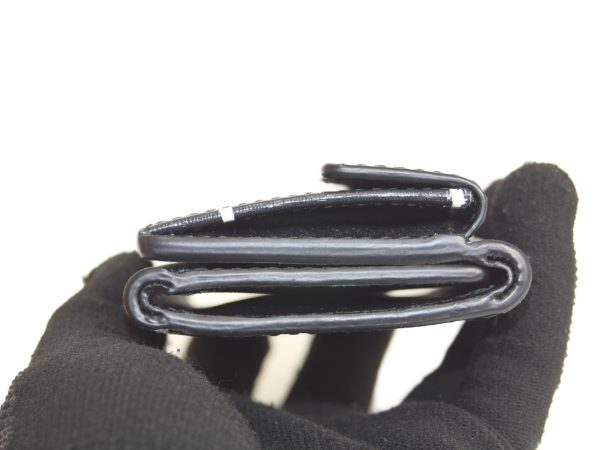 imgrc0081388833 Balenciaga Mini Trifold Wallet Leather Black White