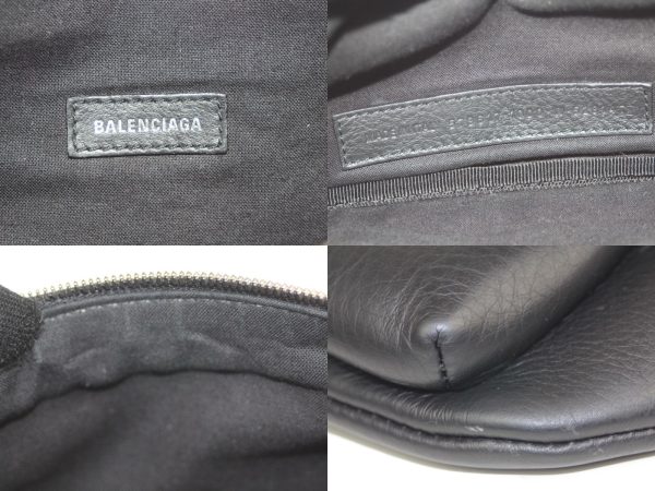 imgrc0082013520 Balenciaga Everyday Logo Belt Bag XS Black White