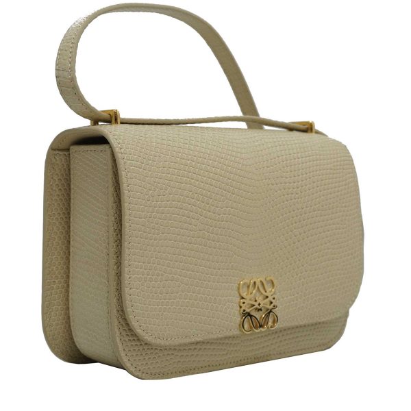 imgrc0082446134 Loewe Goya Bag Small Shoulder Lizard Beige