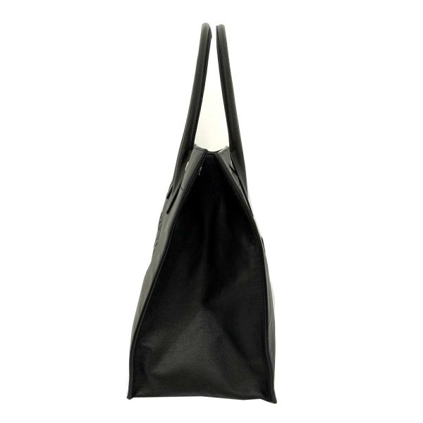 imgrc0083745714 Saint Laurent Rive Gauche Tote Bag Leather Black