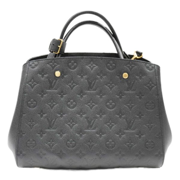 imgrc0084076661 Louis Vuitton Emprene Montaigne MM Monogram Leather Small Simple Hand Bag Noir