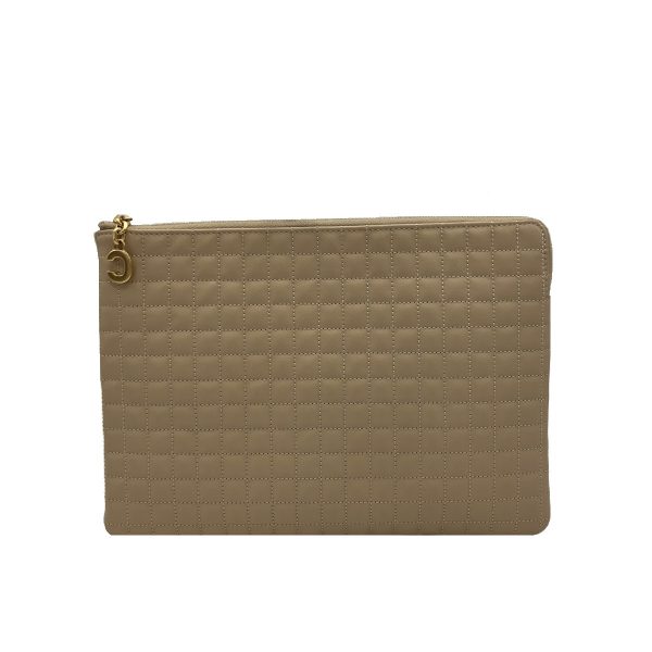 imgrc0084318417 Celine C Charm Clutch Bag Beige