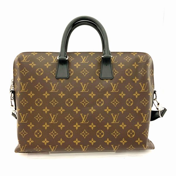 imgrc0084395907 Louis Vuitton Porte Documents Voyage Briefcase Monogram Macassar Brown