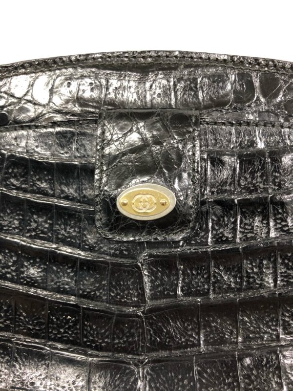 imgrc0084416075 Gucci Shoulder Bag Crocodile Leather Black