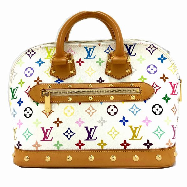 imgrc0085137102 Louis Vuitton Alma Multicolor Bronze Hand Bag White