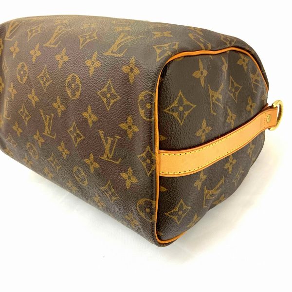 imgrc0085142816 Louis Vuitton Bandouliere Monogram 25 Speedy Hand Shoulder Bag Brown