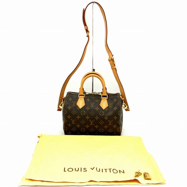 imgrc0085142824 Louis Vuitton Bandouliere Monogram 25 Speedy Hand Shoulder Bag Brown