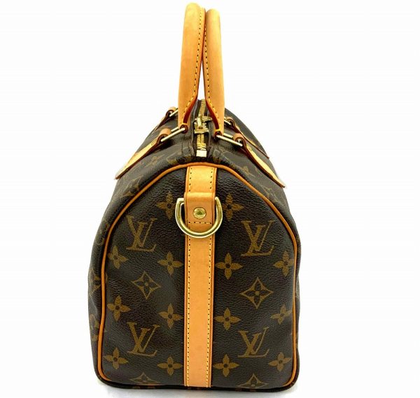 imgrc0085142828 Louis Vuitton Bandouliere Monogram 25 Speedy Hand Shoulder Bag Brown