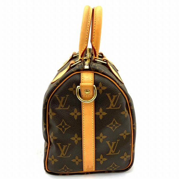 imgrc0085142831 Louis Vuitton Bandouliere Monogram 25 Speedy Hand Shoulder Bag Brown