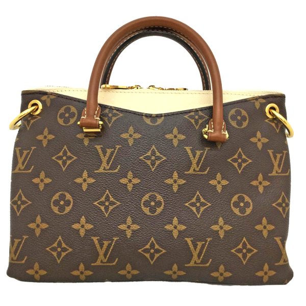 imgrc0085184537 Louis Vuitton Pallas BB Monogram Calf Leather 2 Way W Zipper Shoulder Bag Brown