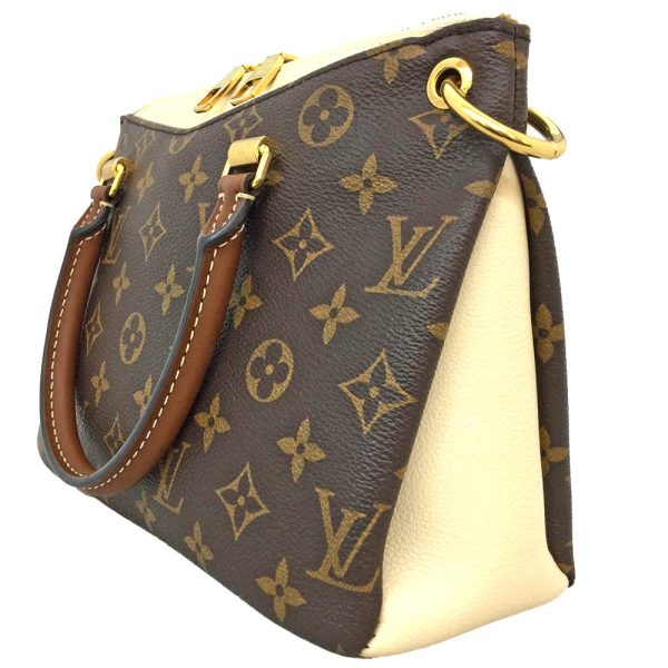 imgrc0085184539 Louis Vuitton Pallas BB Monogram Calf Leather 2 Way W Zipper Shoulder Bag Brown