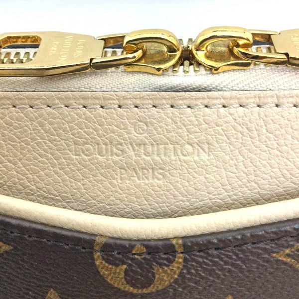 imgrc0085184541 Louis Vuitton Pallas BB Monogram Calf Leather 2 Way W Zipper Shoulder Bag Brown