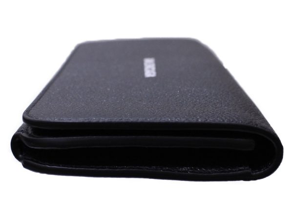 imgrc0085224599 Balenciaga Bi fold Long Slim Money Wallet Black