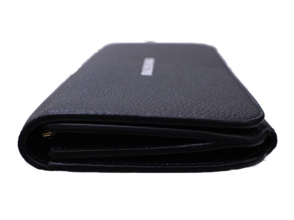 imgrc0085224600 Balenciaga Bi fold Long Slim Money Wallet Black