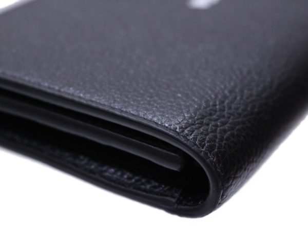 imgrc0085224602 Balenciaga Bi fold Long Slim Money Wallet Black