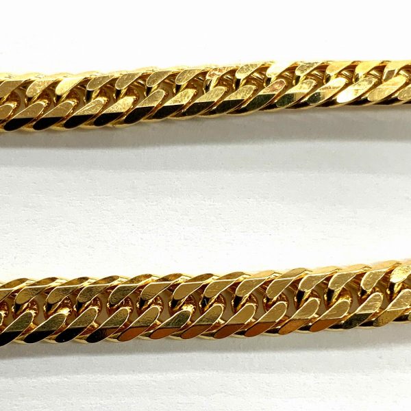 imgrc0085356483 o Kihei Bracelet K18 18K Gold Kihei 6 sided Double Bracelet 121g Approx 18cm Unisex Jewelry Gold Asset Value 31033699318 99o k