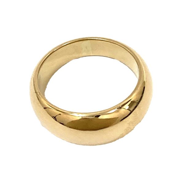 imgrc0085392184 Koumaru Unisex Recommended Simple For Body Only Store Ring Yellow Gold