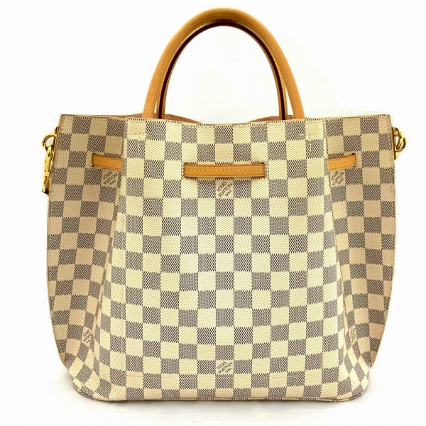 imgrc0085618993 Louis Vuitton Girolatta Damier Azur Hand Bag Rose Ballerine White