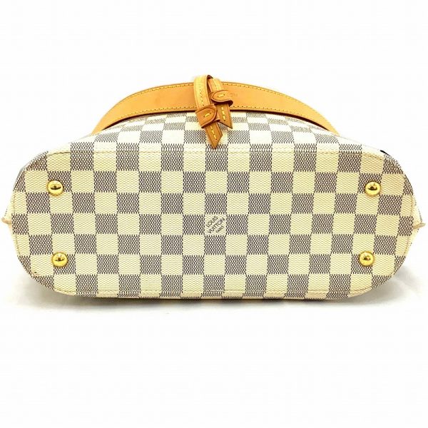 imgrc0085618994 Louis Vuitton Girolatta Damier Azur Hand Bag Rose Ballerine White