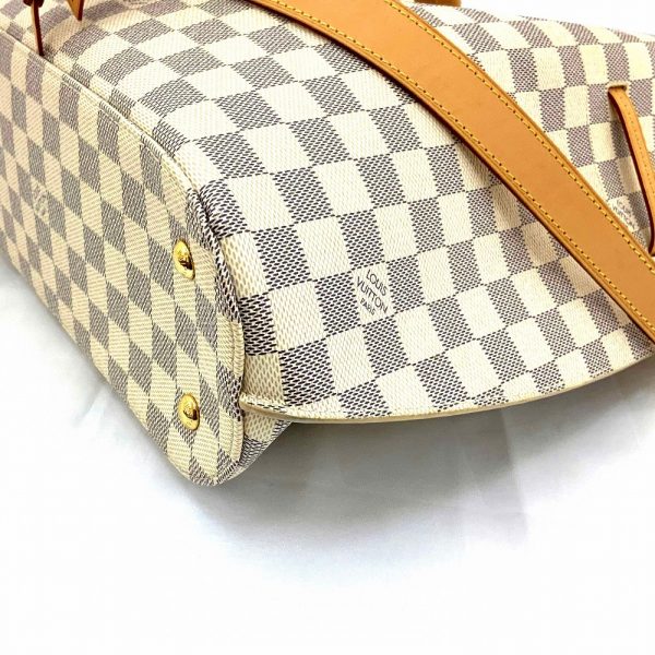 imgrc0085618995 Louis Vuitton Girolatta Damier Azur Hand Bag Rose Ballerine White