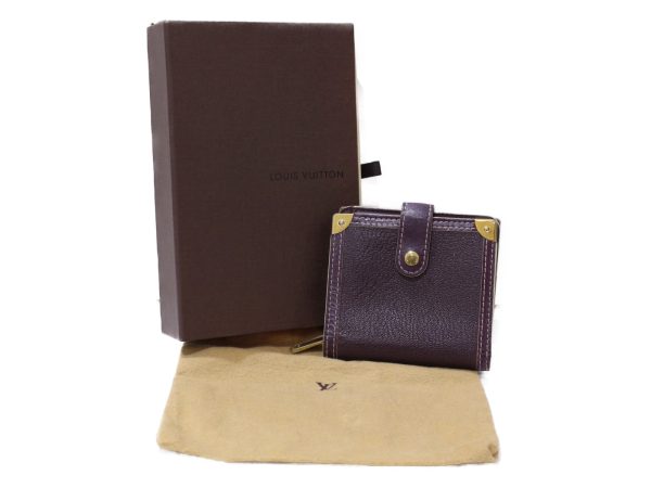 imgrc0085720695 Louis Vuitton Compact Zip Suhari Wallet Purple