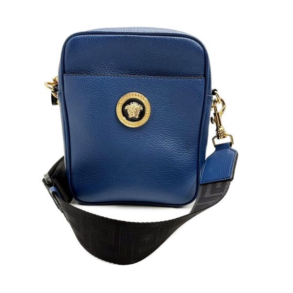 imgrc0085795045 Versace Medusa Blue Bag Leather Shoulder