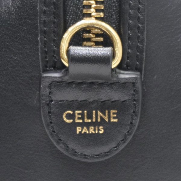 imgrc0085893422 Celine Cuir Triomphe Boston Smooth Calfskin Small Shoulder Bag Black