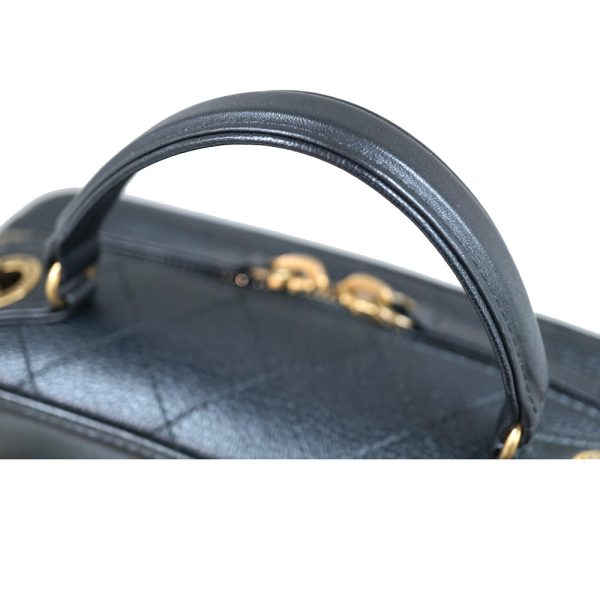 imgrc0086140504 Chanel 2way Handbag Leather Black