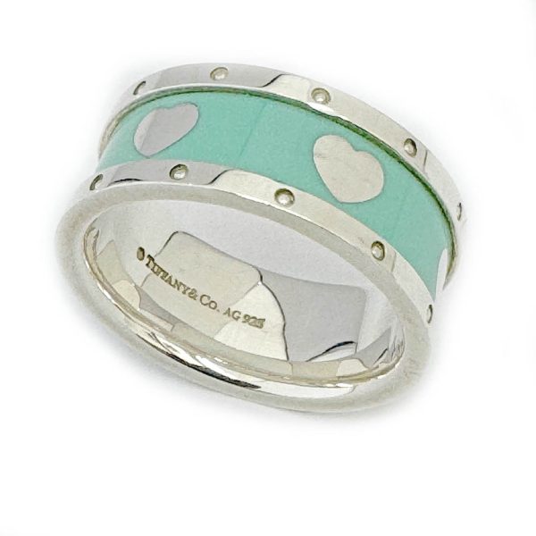 imgrc0086153659 Tiffany Co Return To Love Heart Popular Ring Silver Blue