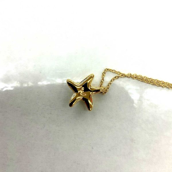 imgrc0086329000 Tiffany Co Starfish Necklace Yellow Gold