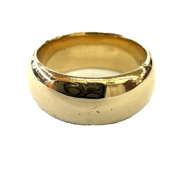 imgrc0086460728 Fashion Round Simple Ring Yellow Gold