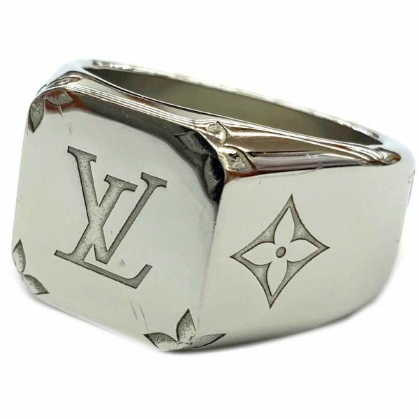 imgrc0086557252 Louis Vuitton Monogram Tide Up Metal Large Bracelet Silver