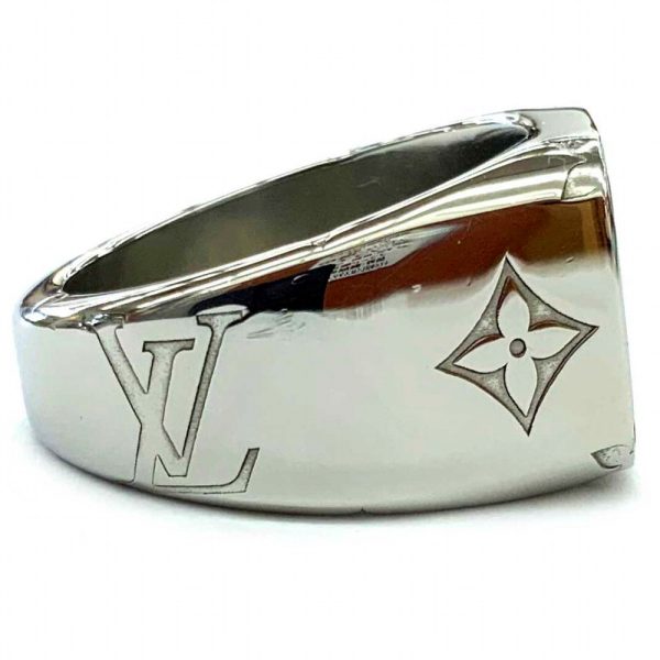 imgrc0086557258 Louis Vuitton Monogram Tide Up Metal Large Bracelet Silver