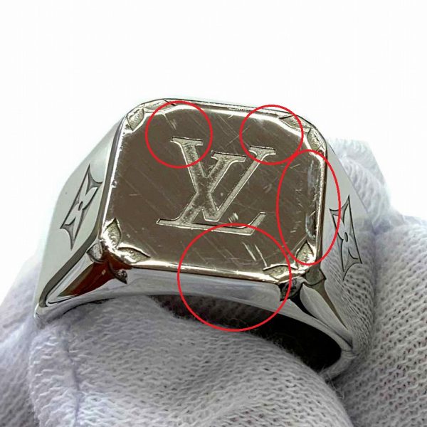 imgrc0086557268 Louis Vuitton Monogram Tide Up Metal Large Bracelet Silver