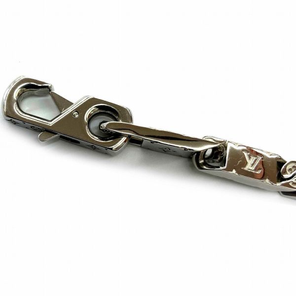 imgrc0086557851 Louis Vuitton Signet Monogram Metal Bracelet Silver